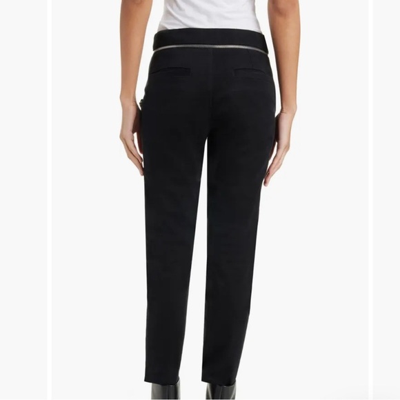 Isabel Marant Zip-Detailed Trousers in Black w/ Silver Zippers Size 40/US 8 NWOT - Picture 3 of 12